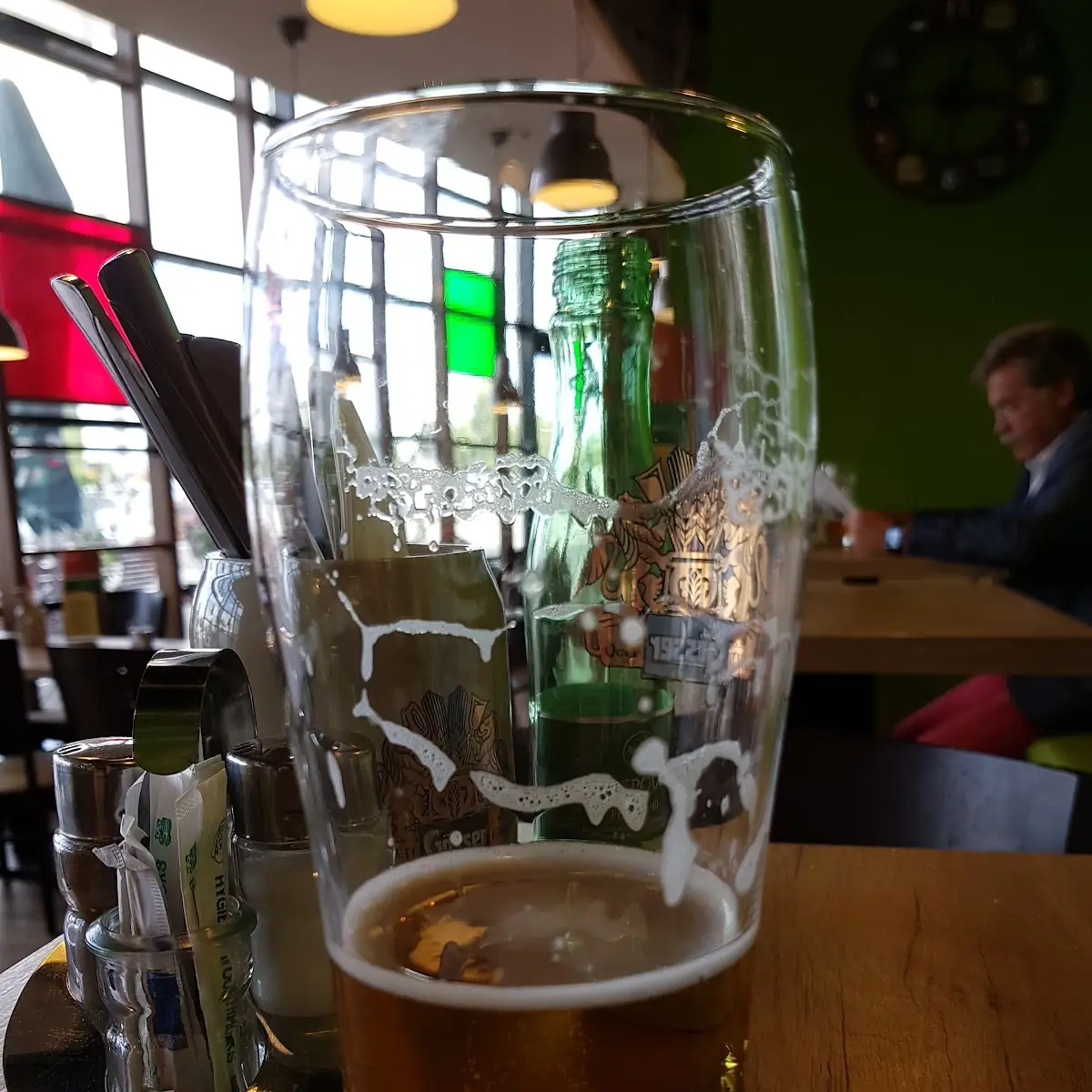 Leeres Bier