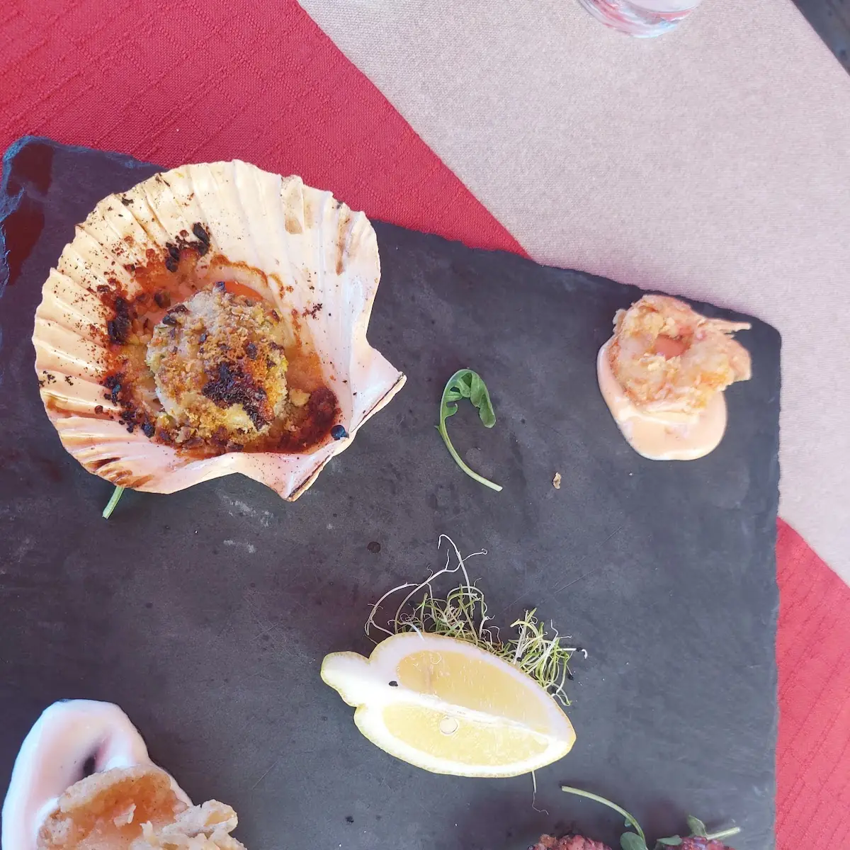 Antipasta Di Mare Meeresfrüchte Vorspeisenteller