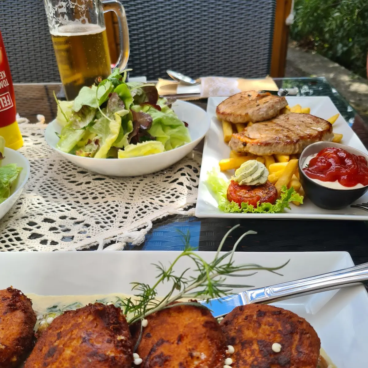 Kaspressknödel Gebraten Mit Lauchgemüse