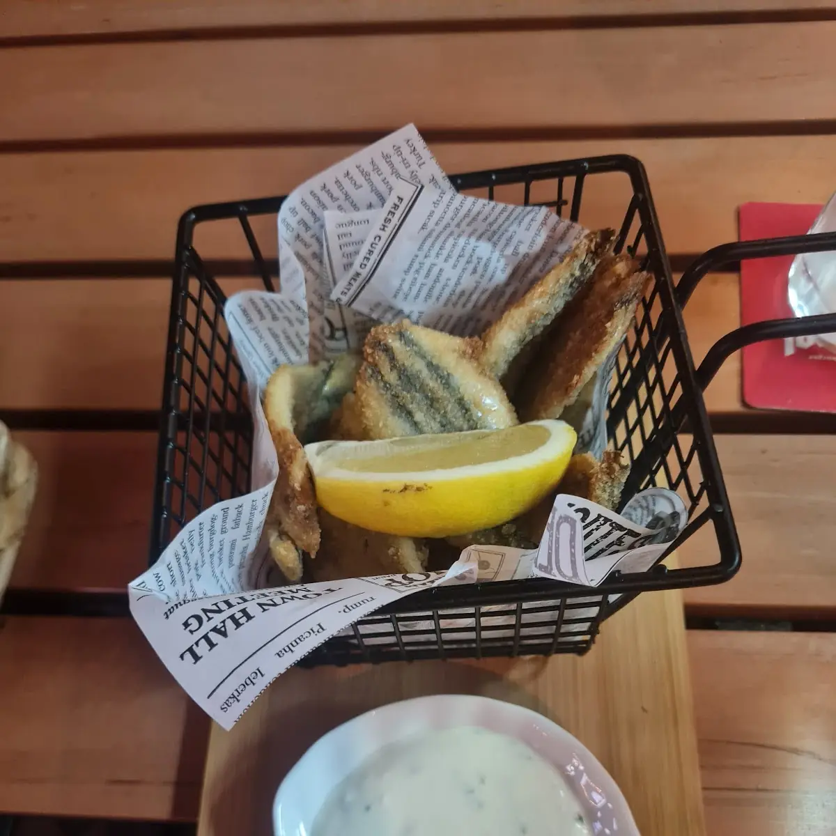 Frittierte Sardellen