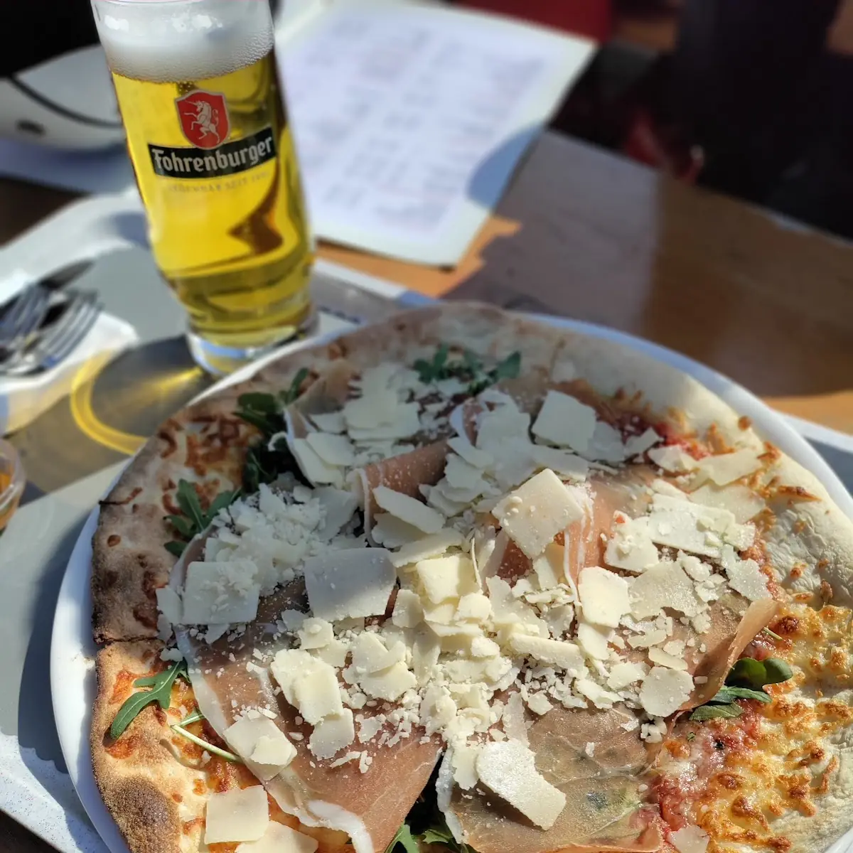 Pizza Parma And Ruccola