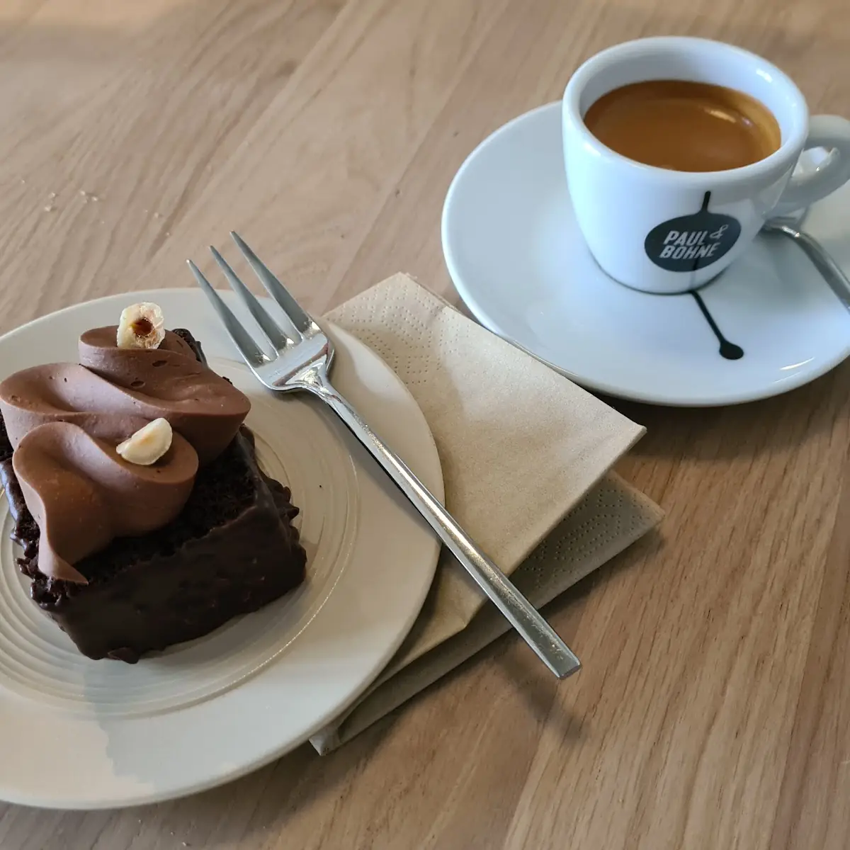 Schokokuchen Nit Espresso, Speis am LENDHAFEN
