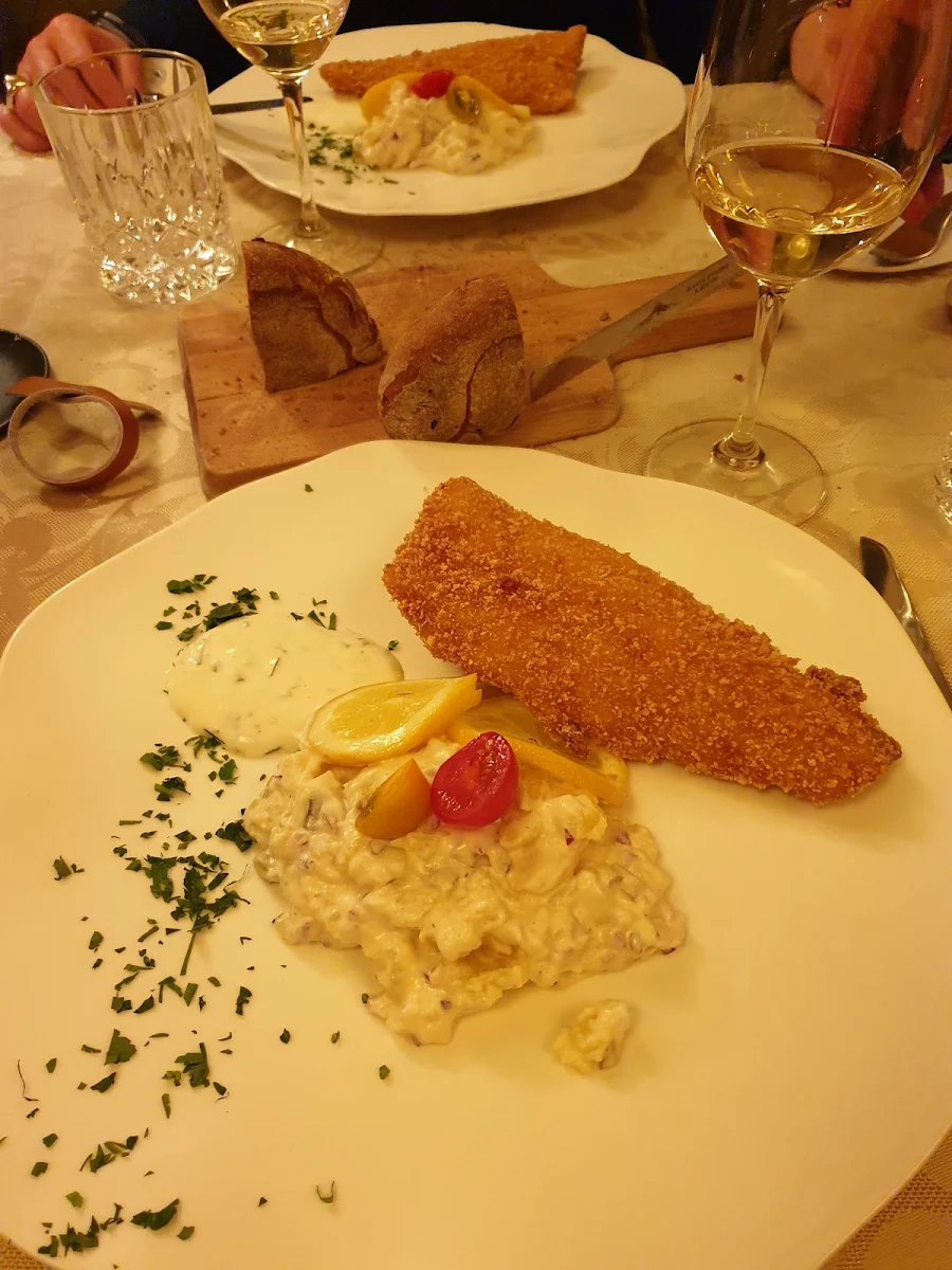 Gebackene Forellenfilet
