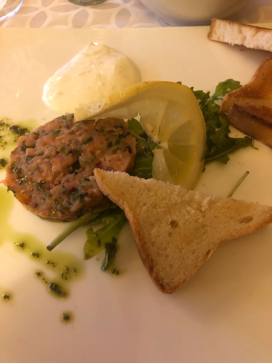 Lachsforellen Tartar