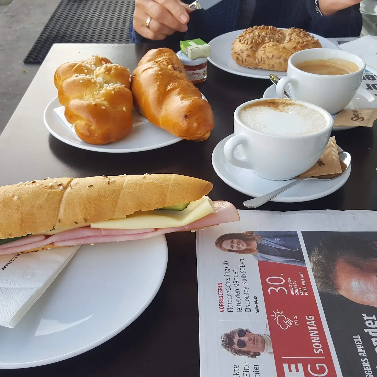 Salzstangerl Gefüllt