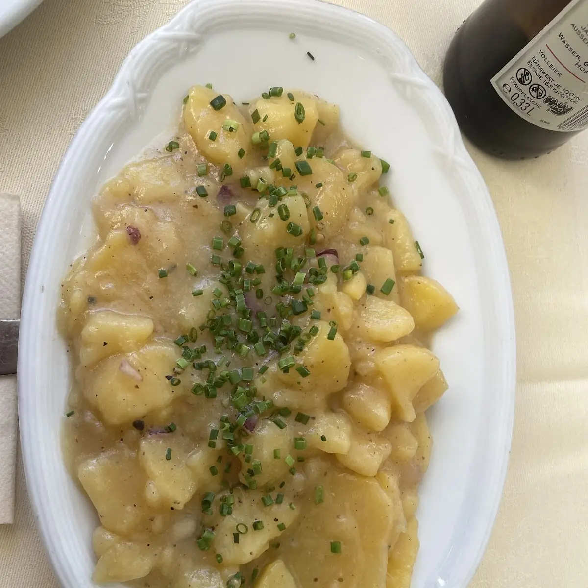 Senfsoße Kartoffel Salat