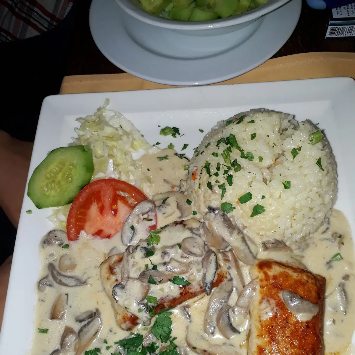 Huhn Mit Champignonsahnesauce