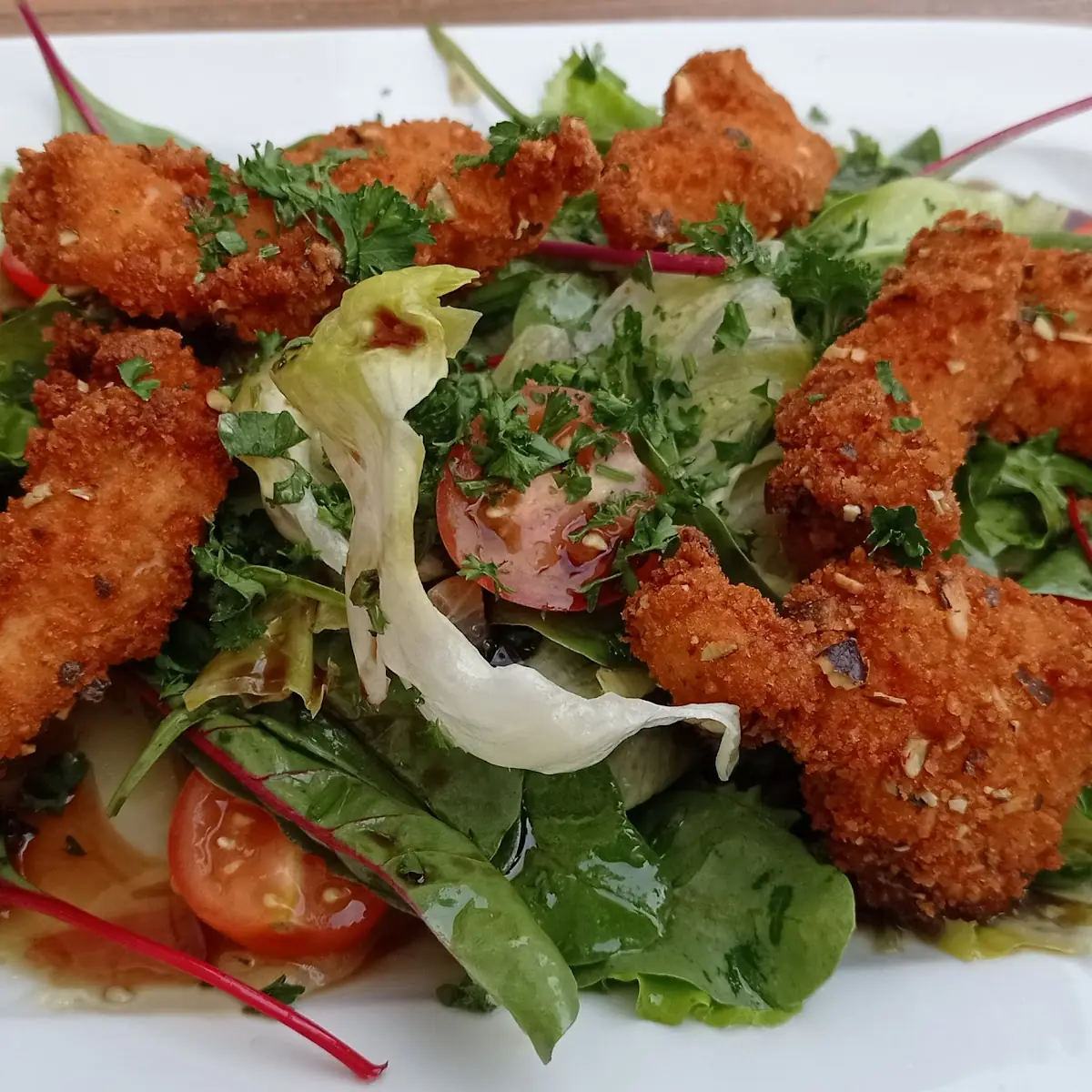 Backhendlsalat