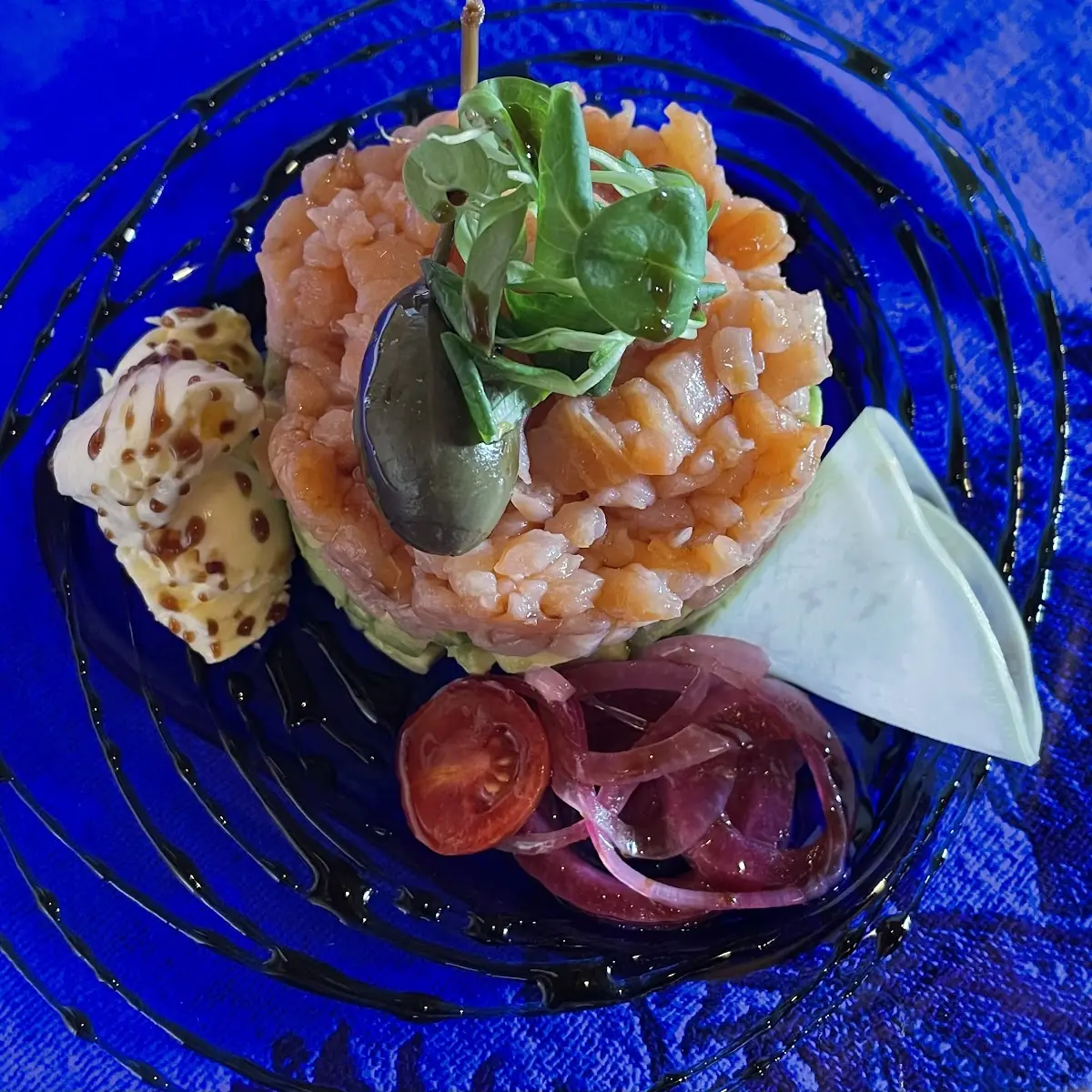 Lachs Tatar