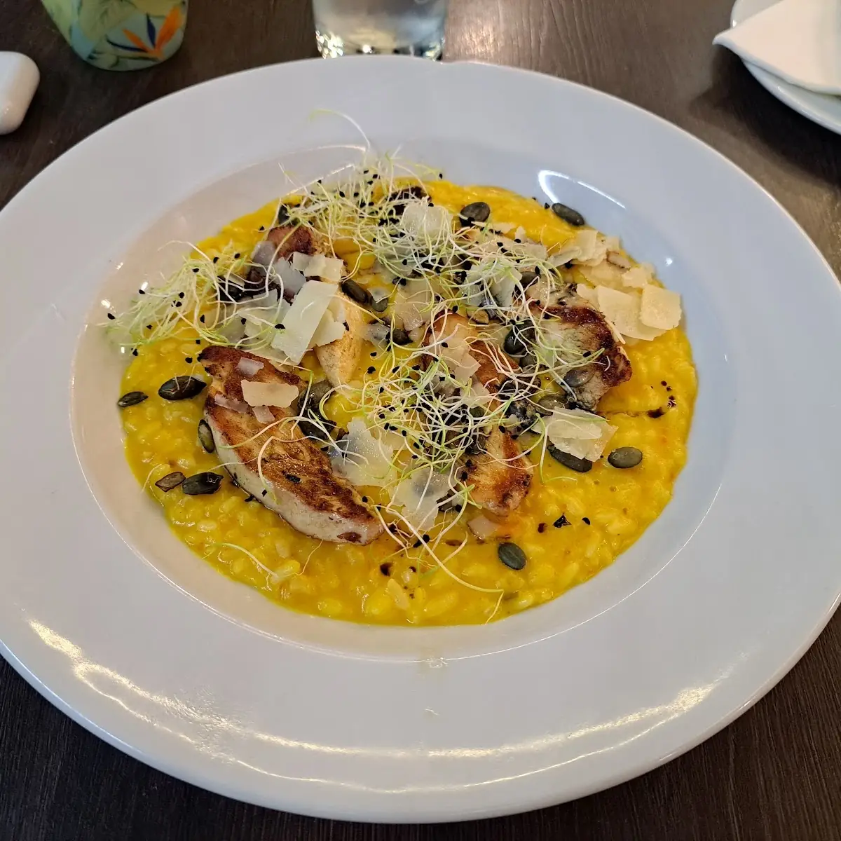 Pumpkin Risotto With Chicken