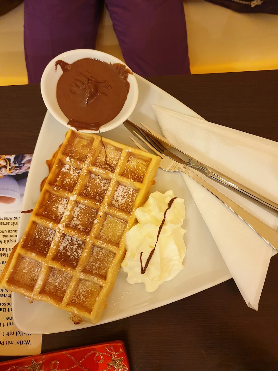Waffle with Nutella