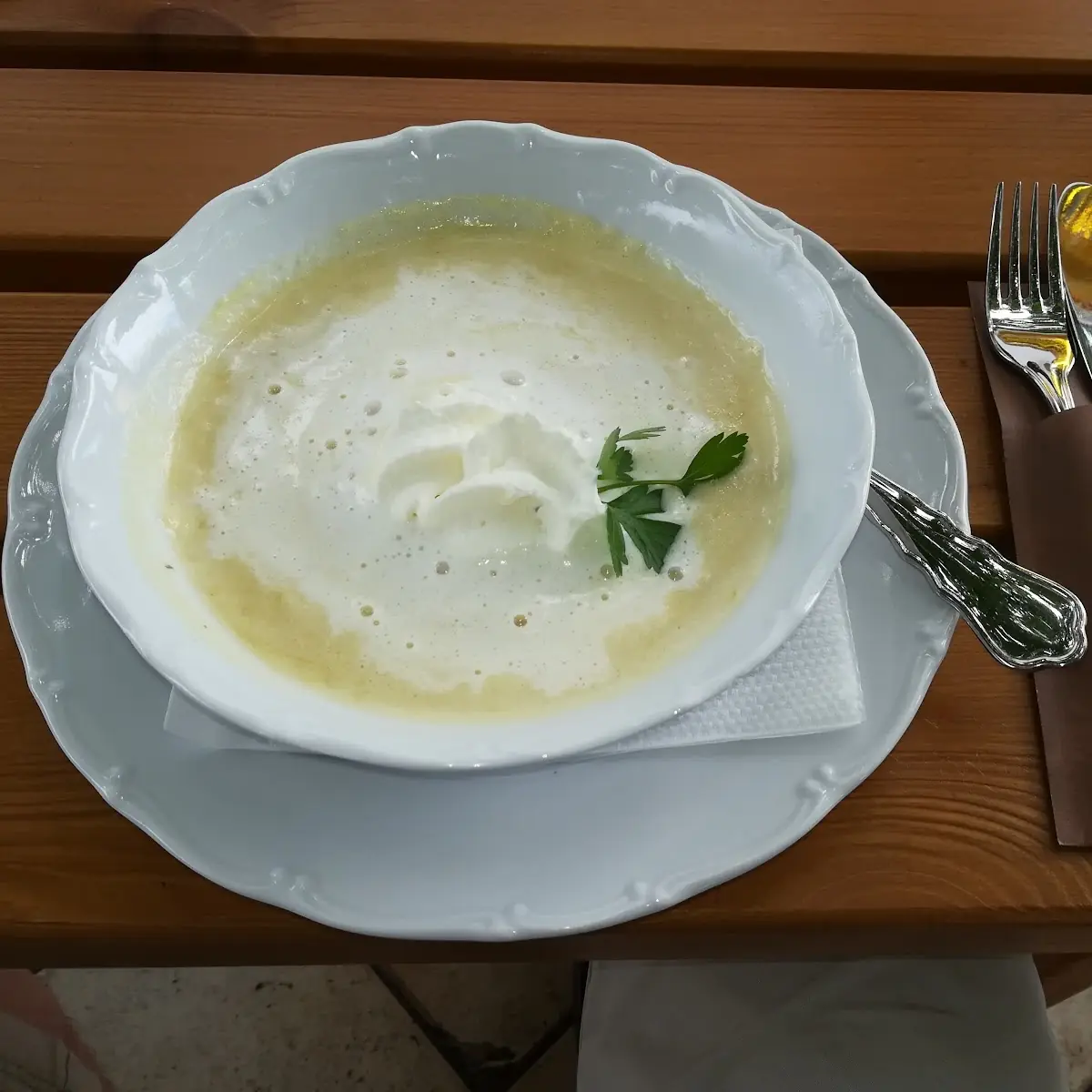 Knoblauchcremesuppe