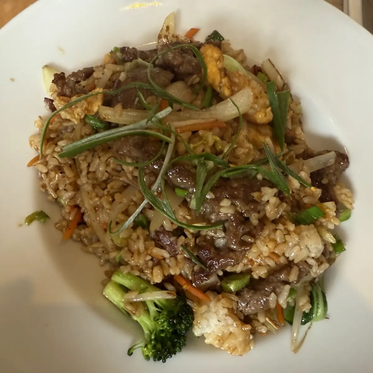 Eierreis Mit Rindfleisch