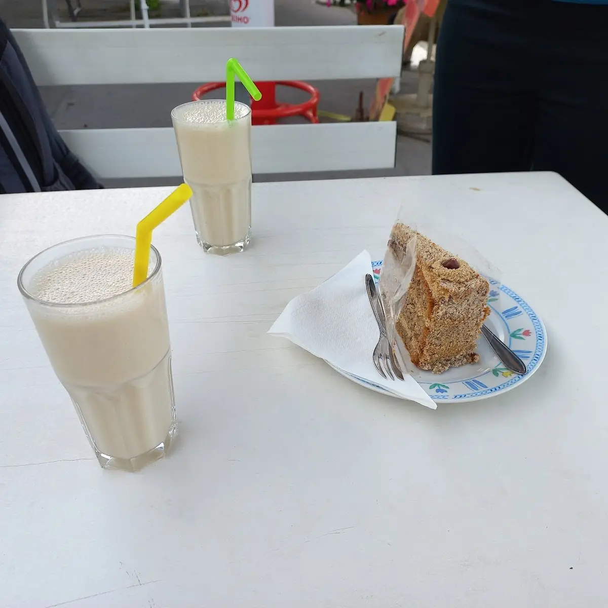 Batidos de Plátano Y Tarta de Avellanas