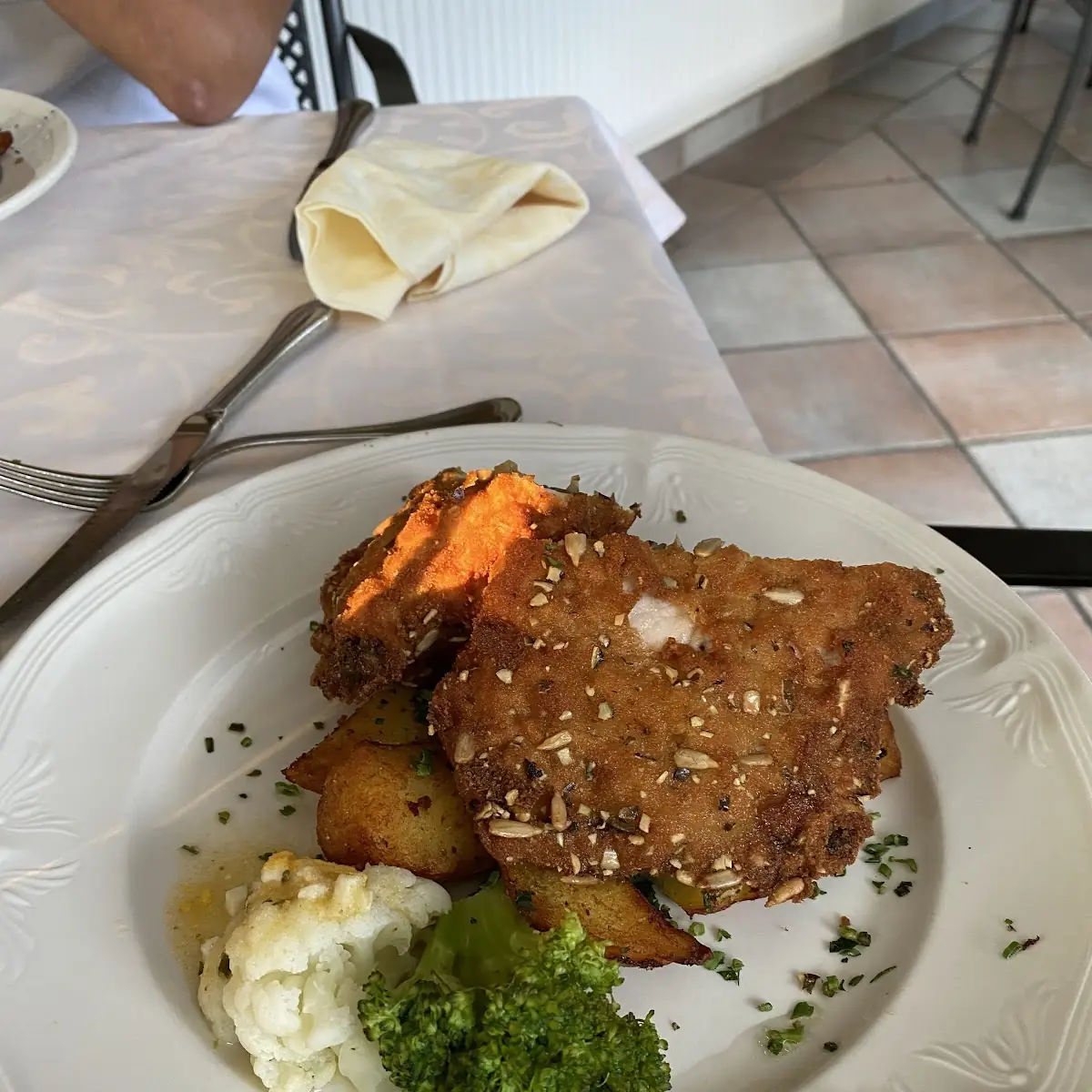 Cordon Bleu Mit Schinken Und Käse Gefüllt