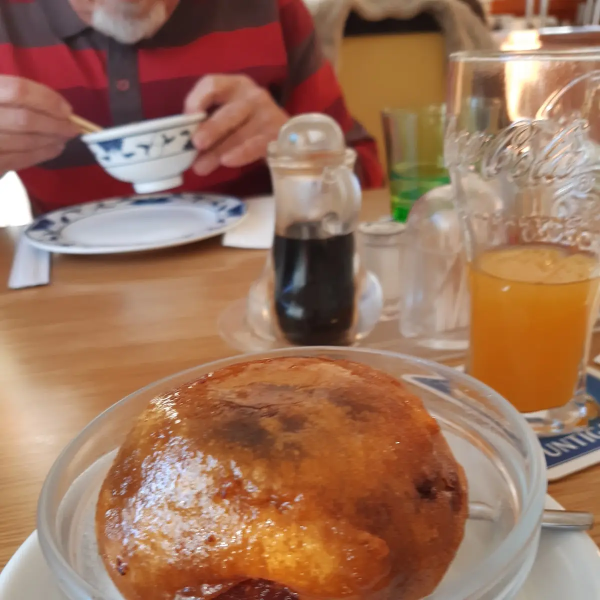 Flambiertes Eis