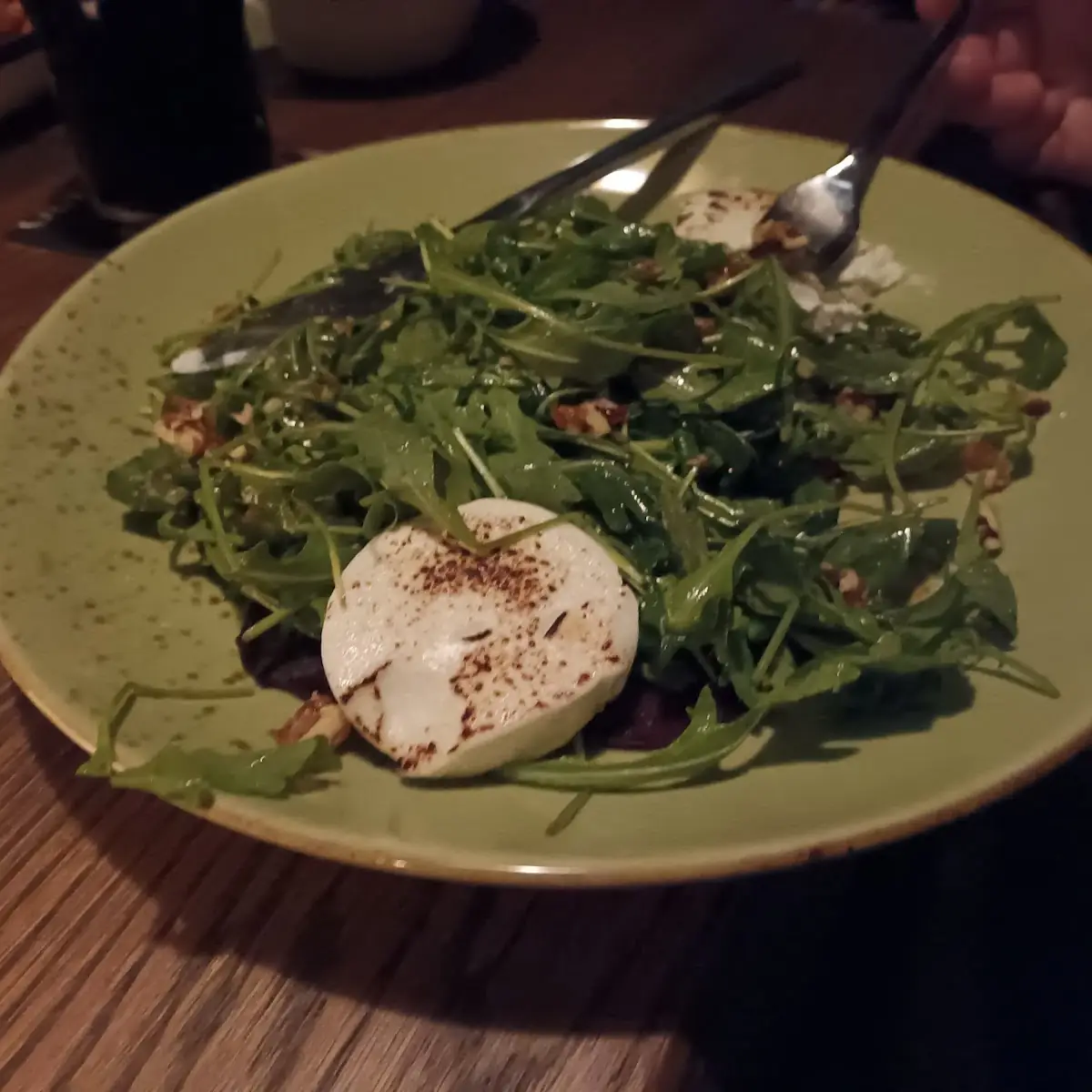 Ziegen Käse Auf Rucola Salat