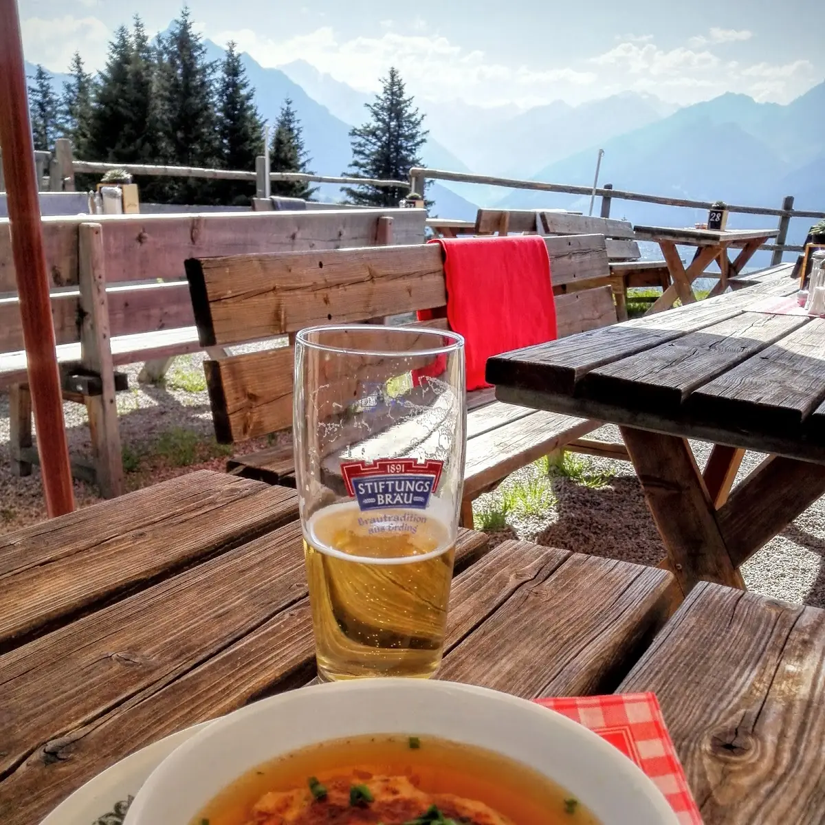 Kaspressknödelsuppe Mit Bier