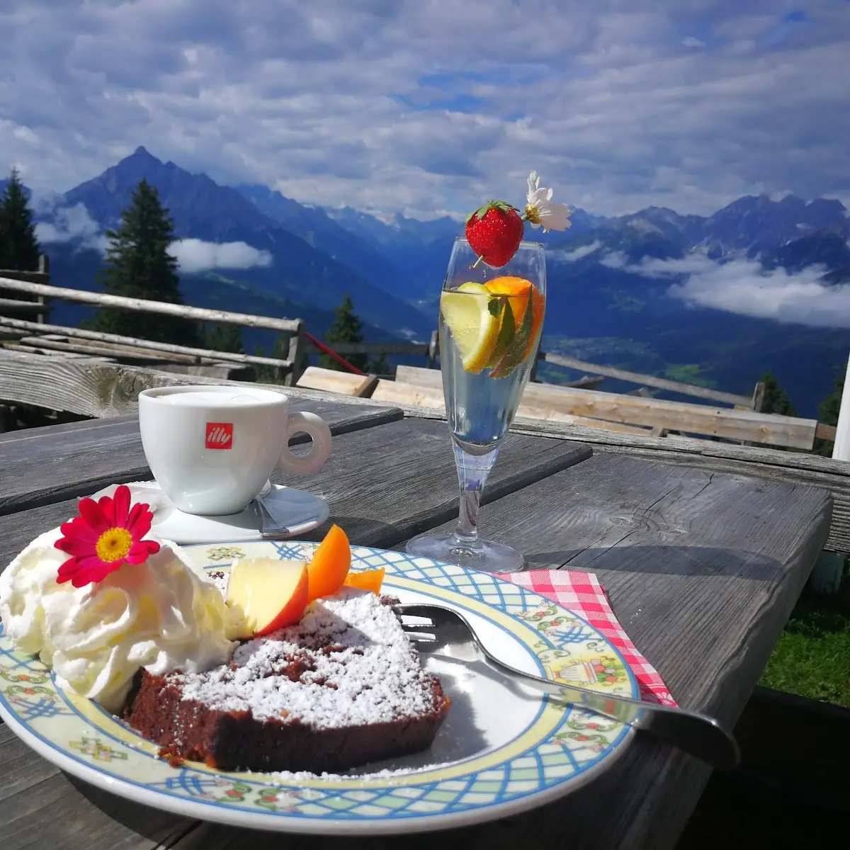 Schokokuchen Cappuccino Hugo