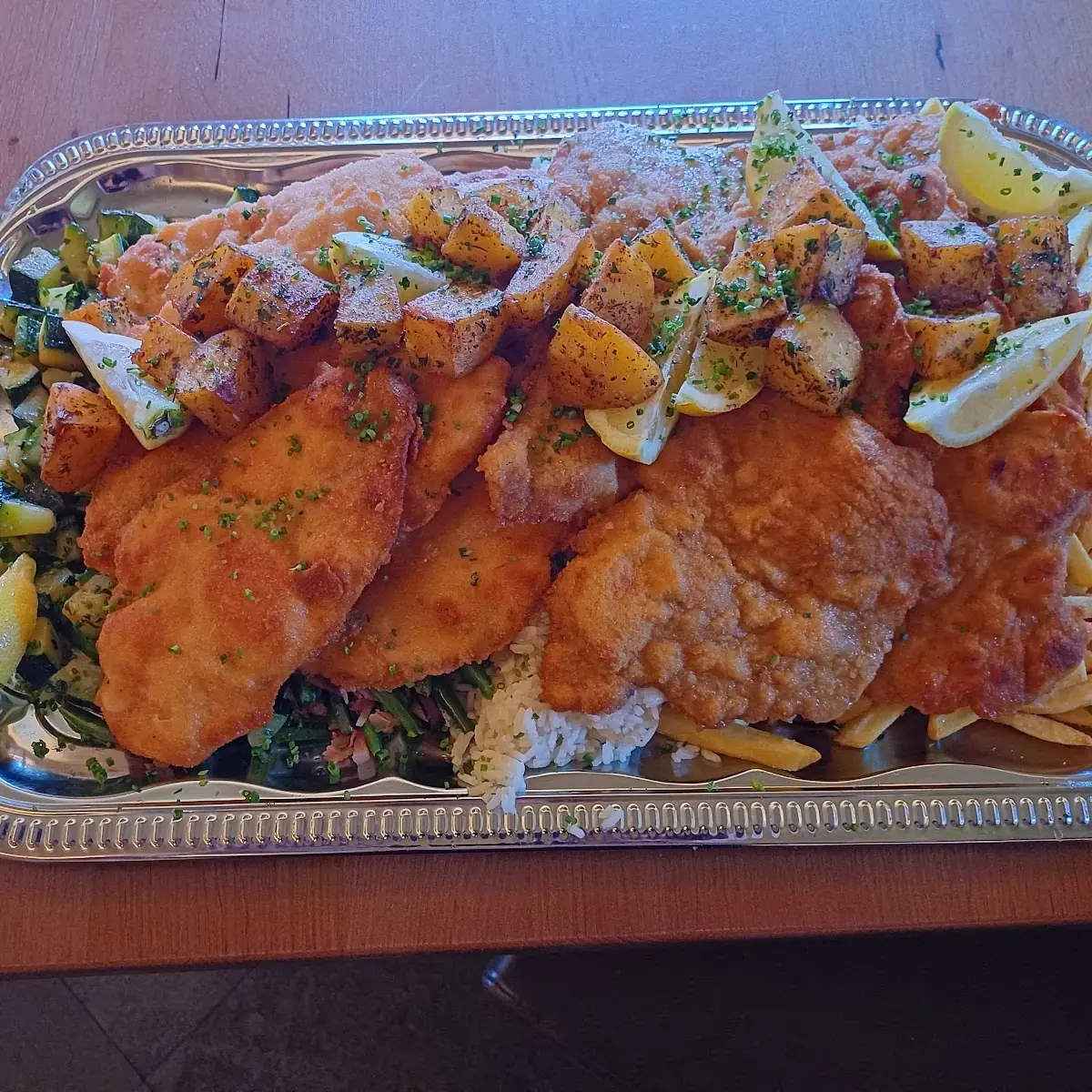 Schnitzelplatte