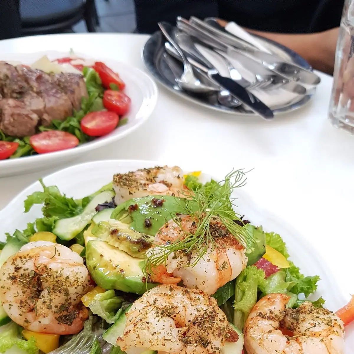Riesengarnelen Salat