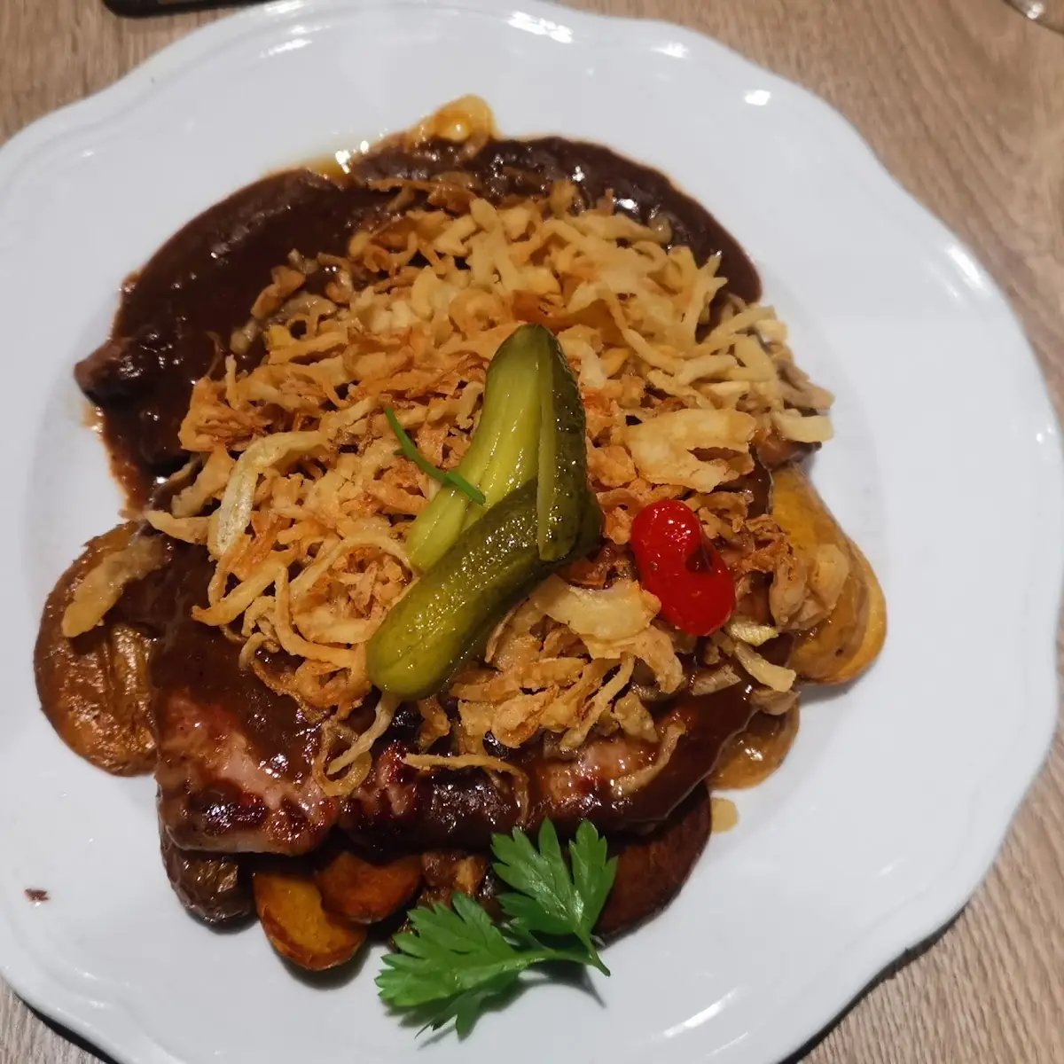 Zwiebelrostbraten