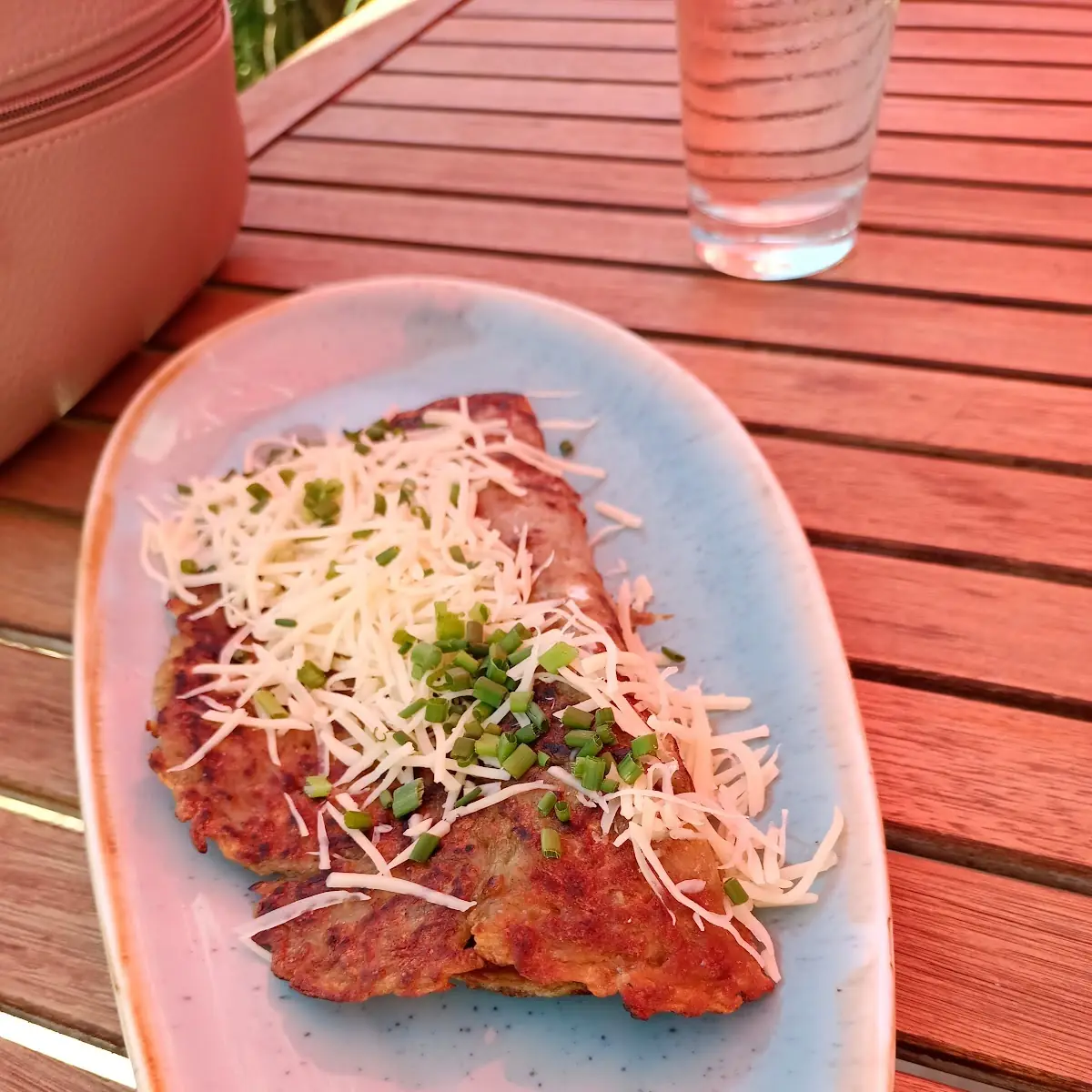 Kartoffelpuffer Mit Käse Und Sauerrahm