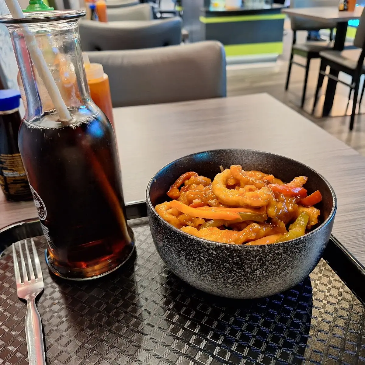 Mittlere Bowl Mit China Chicken