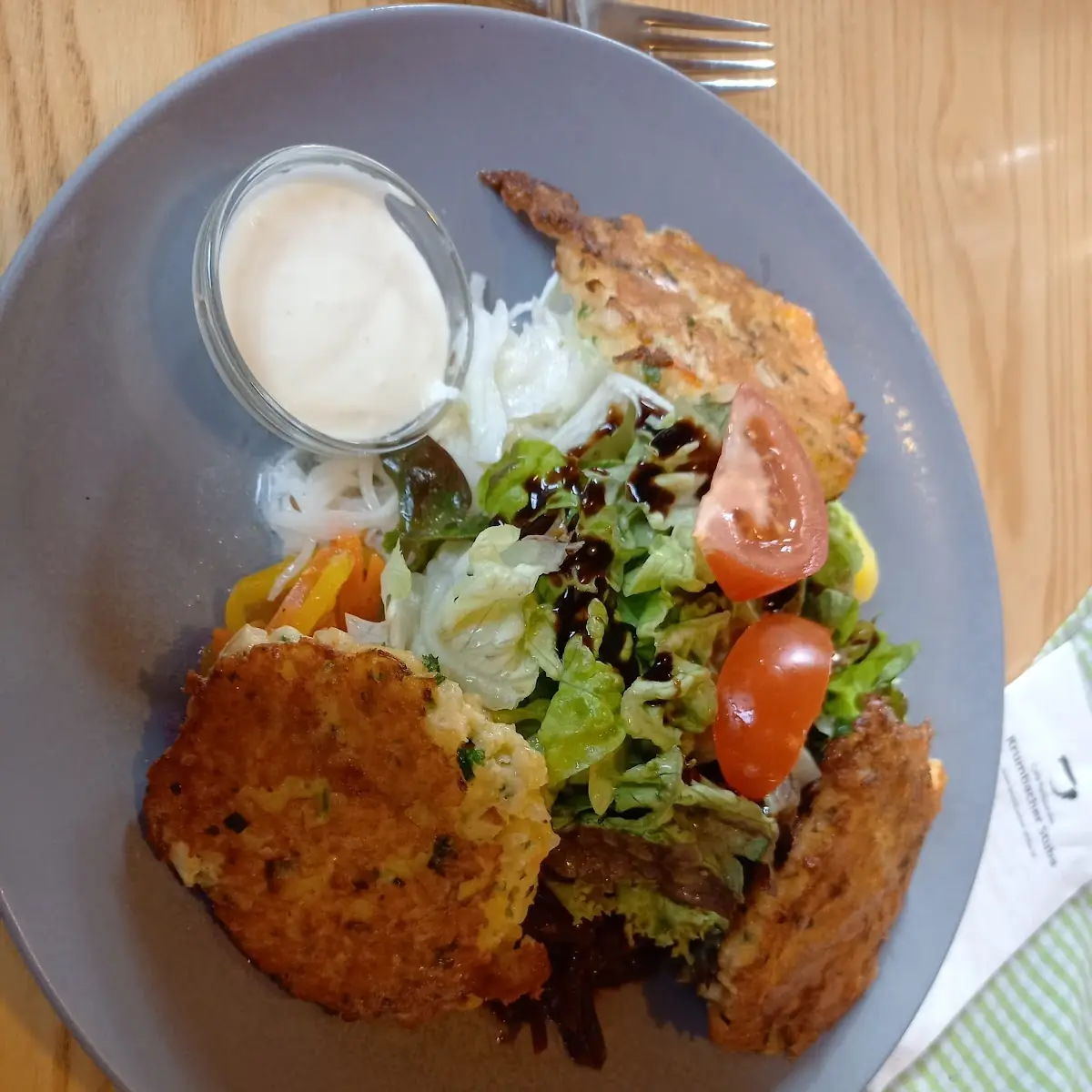 Salat Reibekuchen