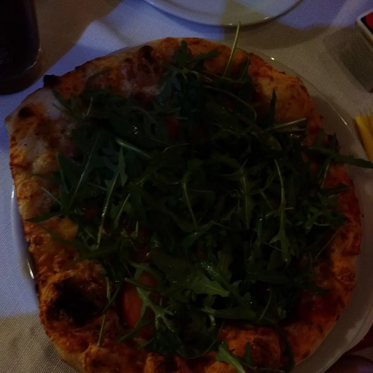 Pizza Mit Rucola