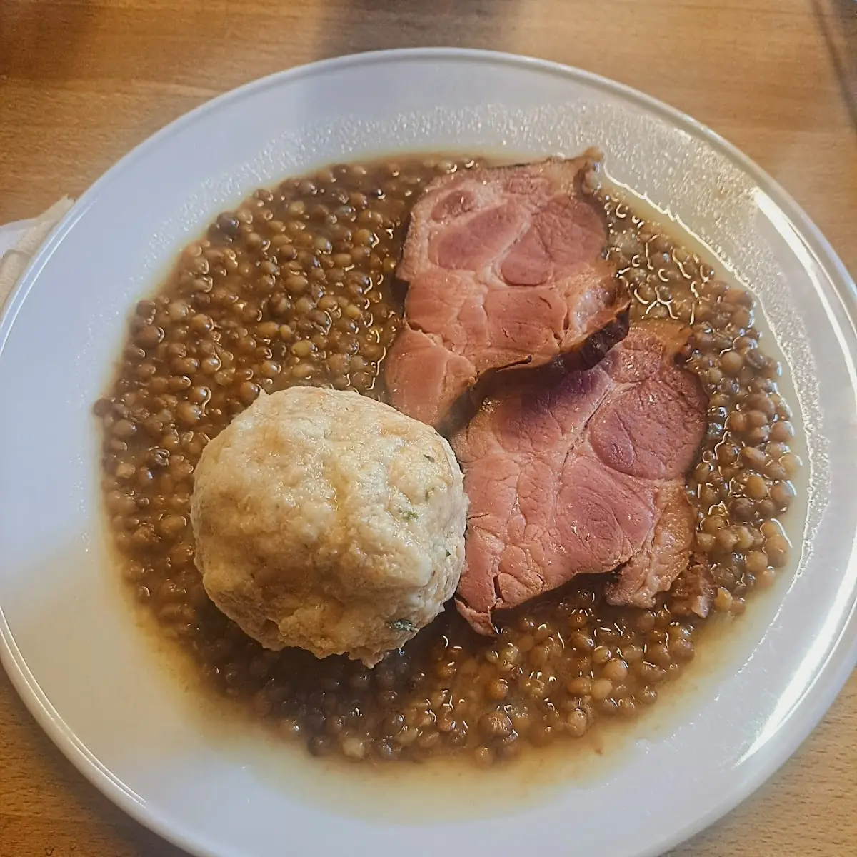 Gsöchts Knödel & Linsen
