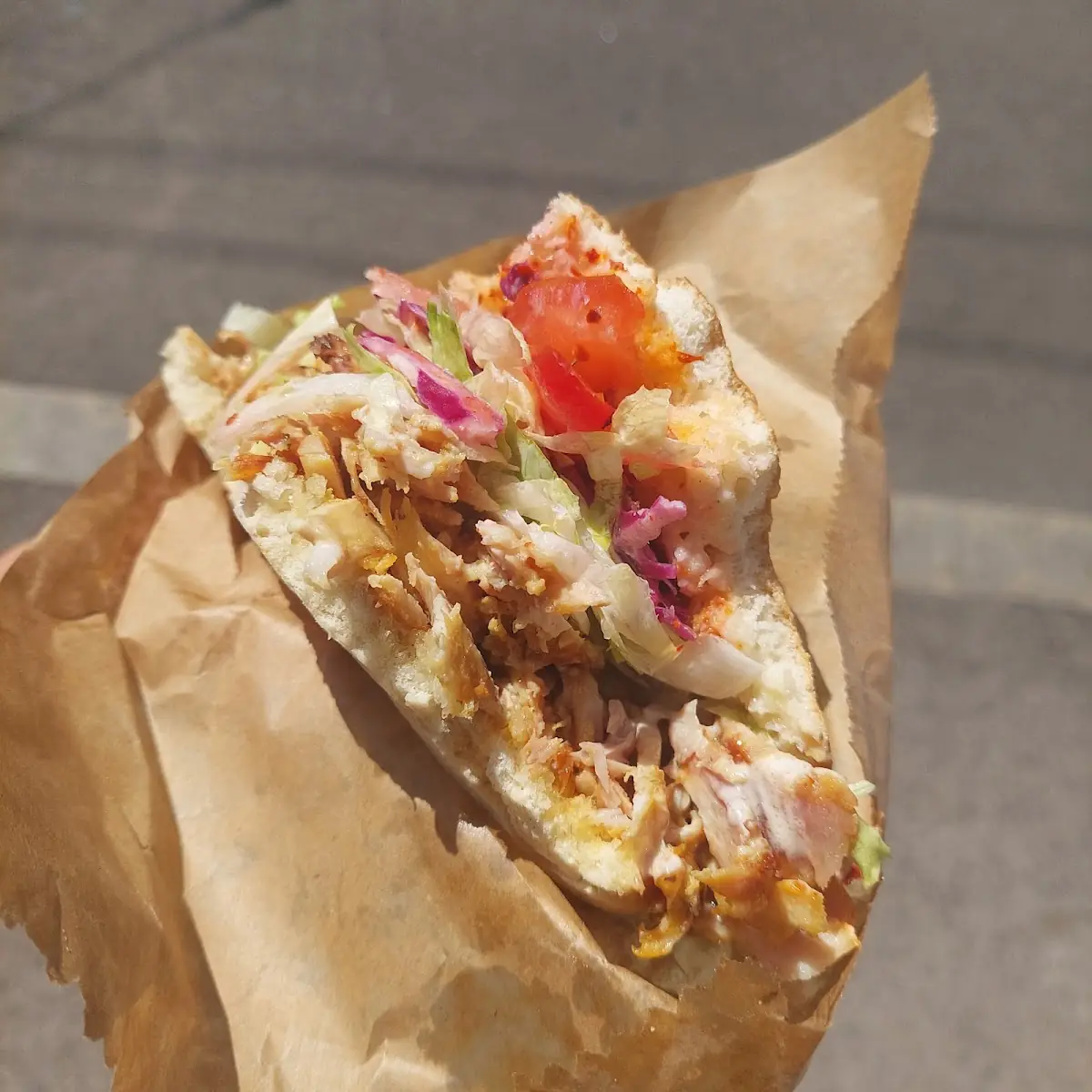 Döner Sandwich Huhn