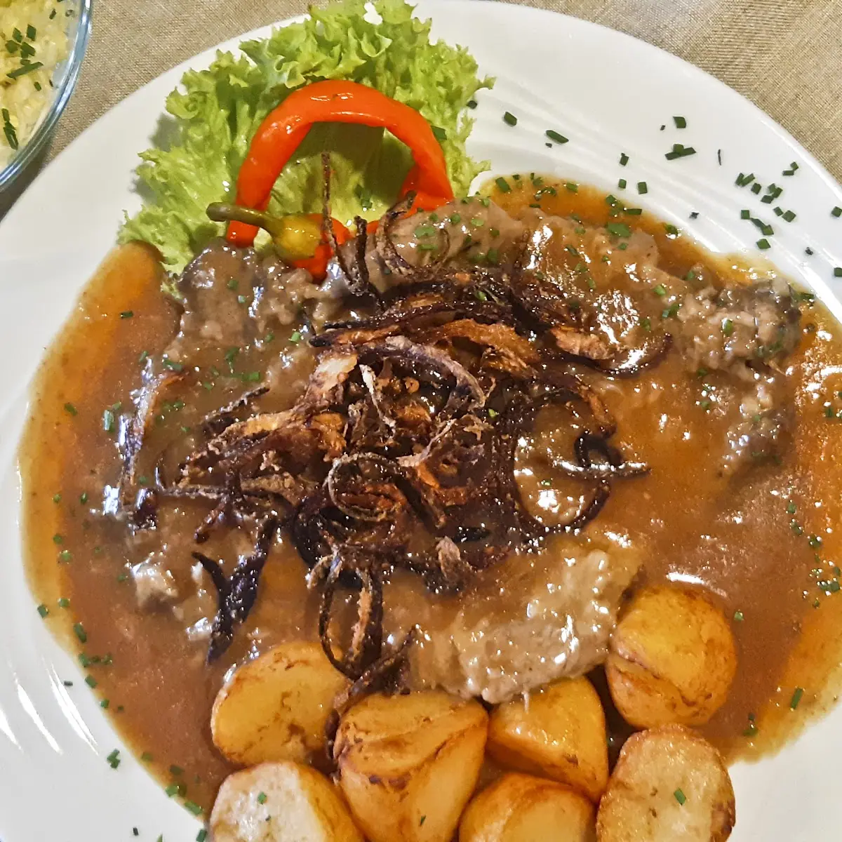 Zwiebelrostbraten
