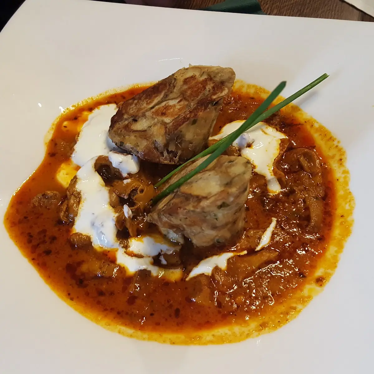 Eierschwammerl Mit Knödel