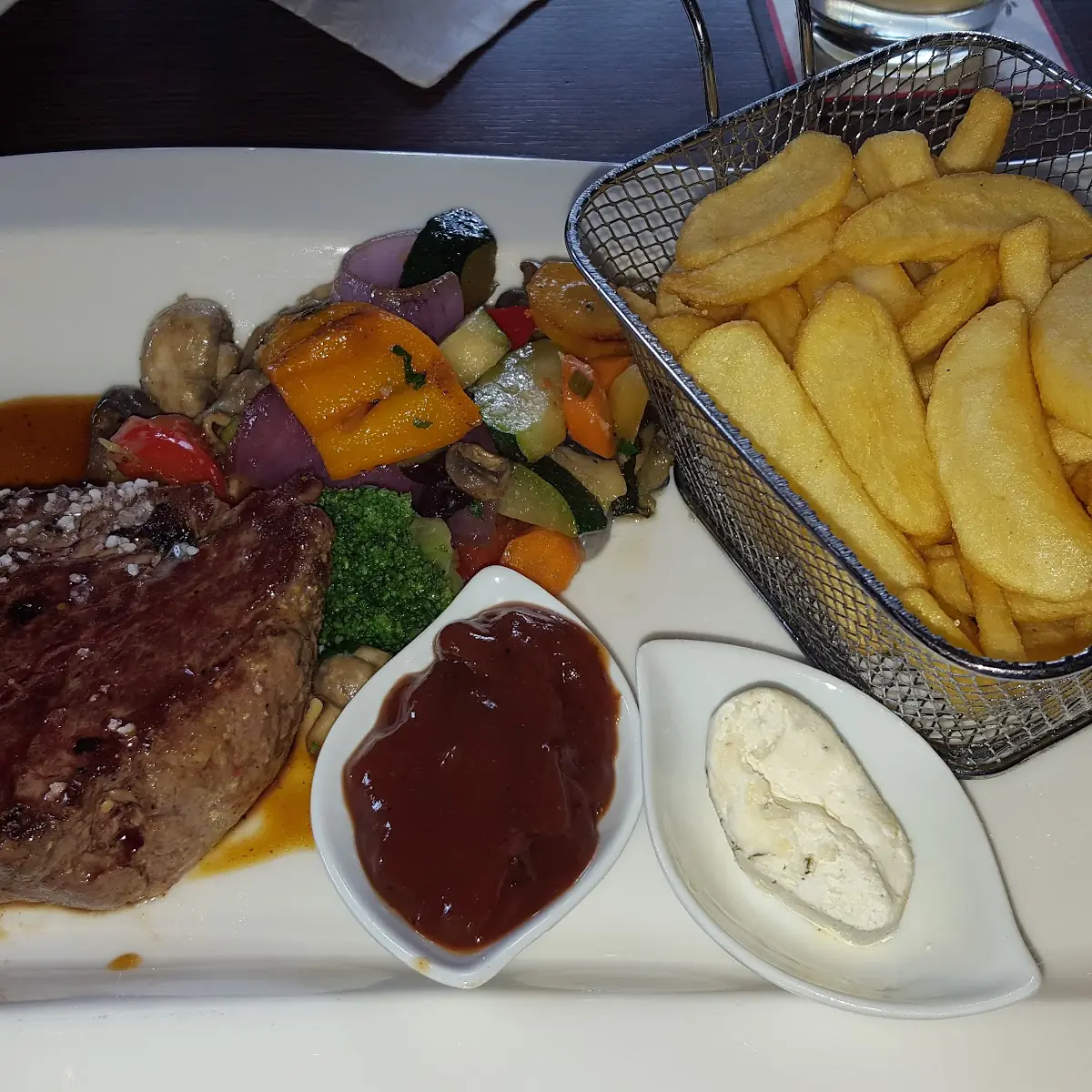 Steak Mit Pommes Frites