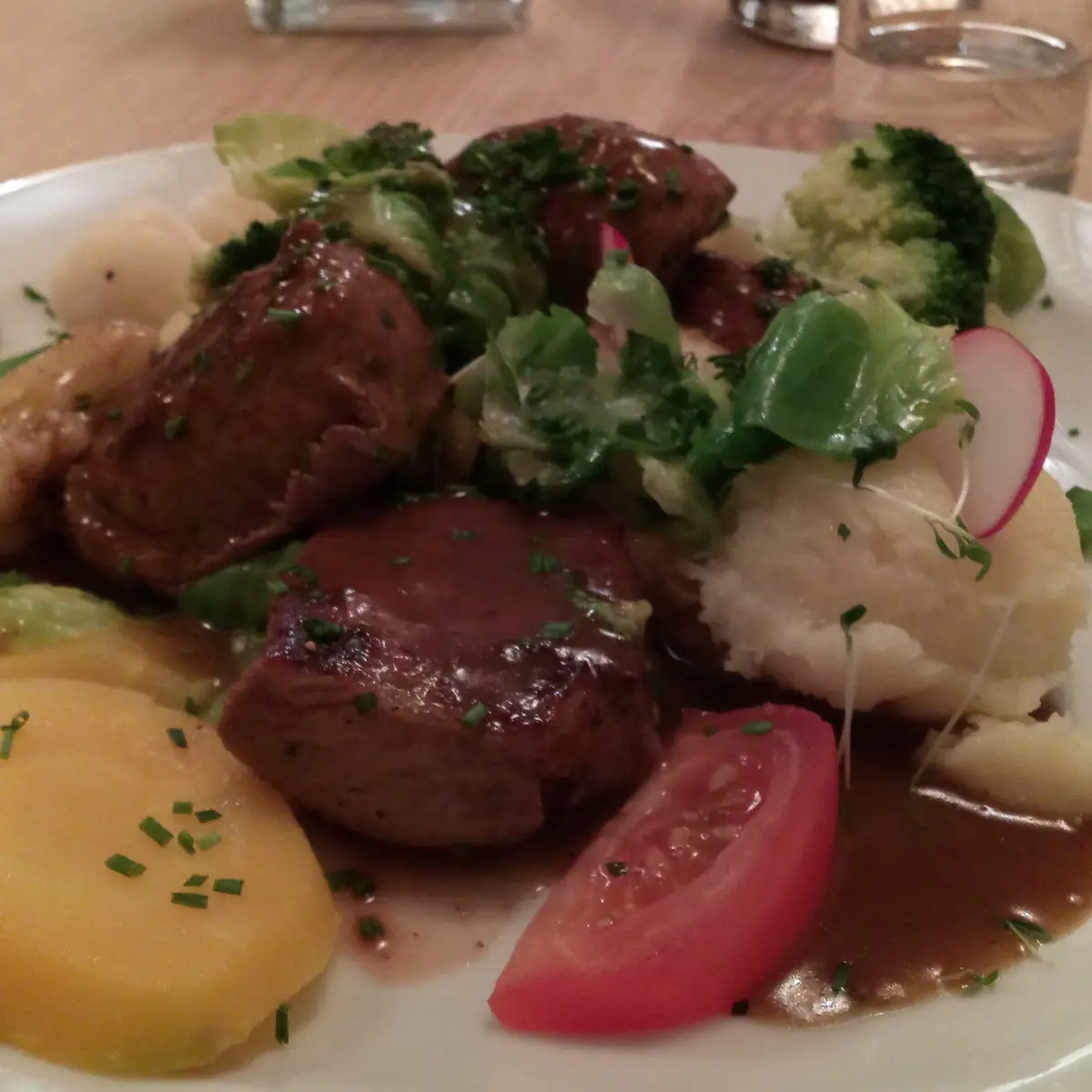 Lamb and Mashed Potatoes