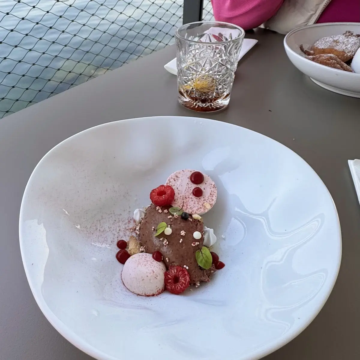 Mousse Au Chocolat Mit Himbeereis