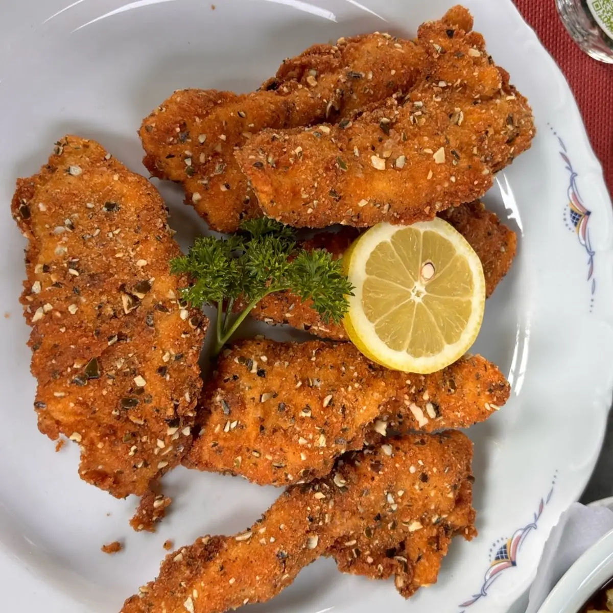 Backhendlstreifen Mit Kartoffelsalat