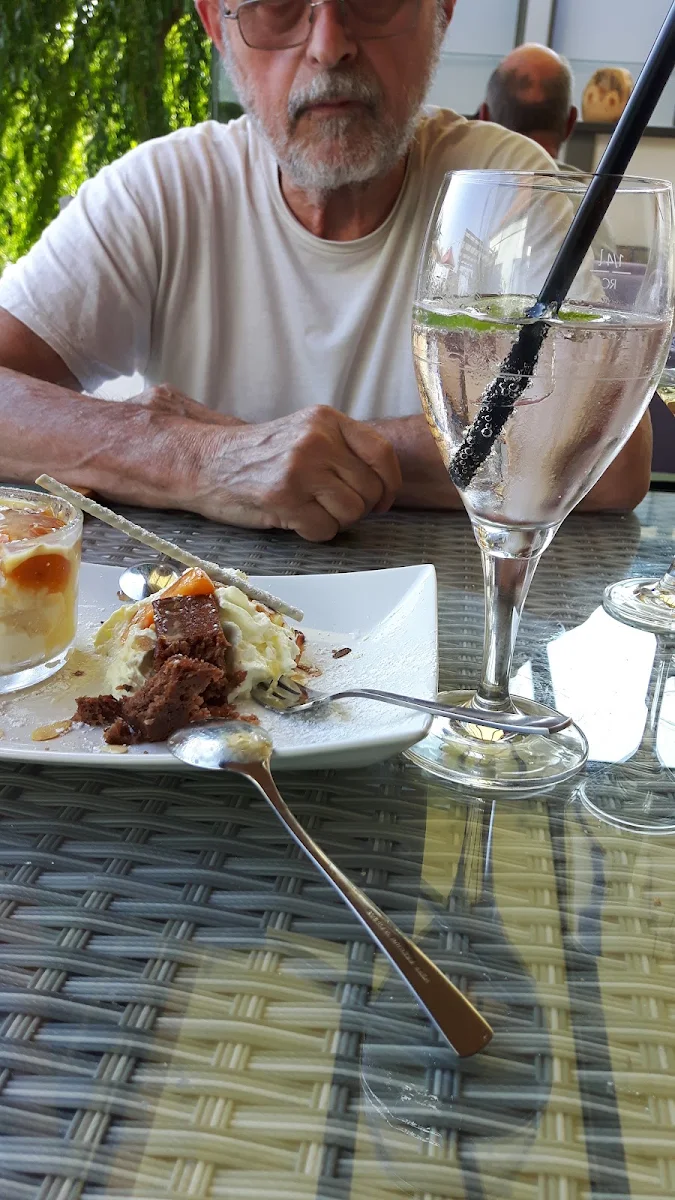 Süßer Nachtisch Mit Creme