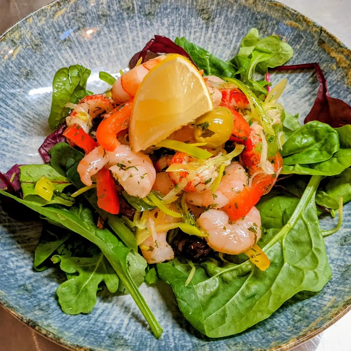 Garnelen Salat