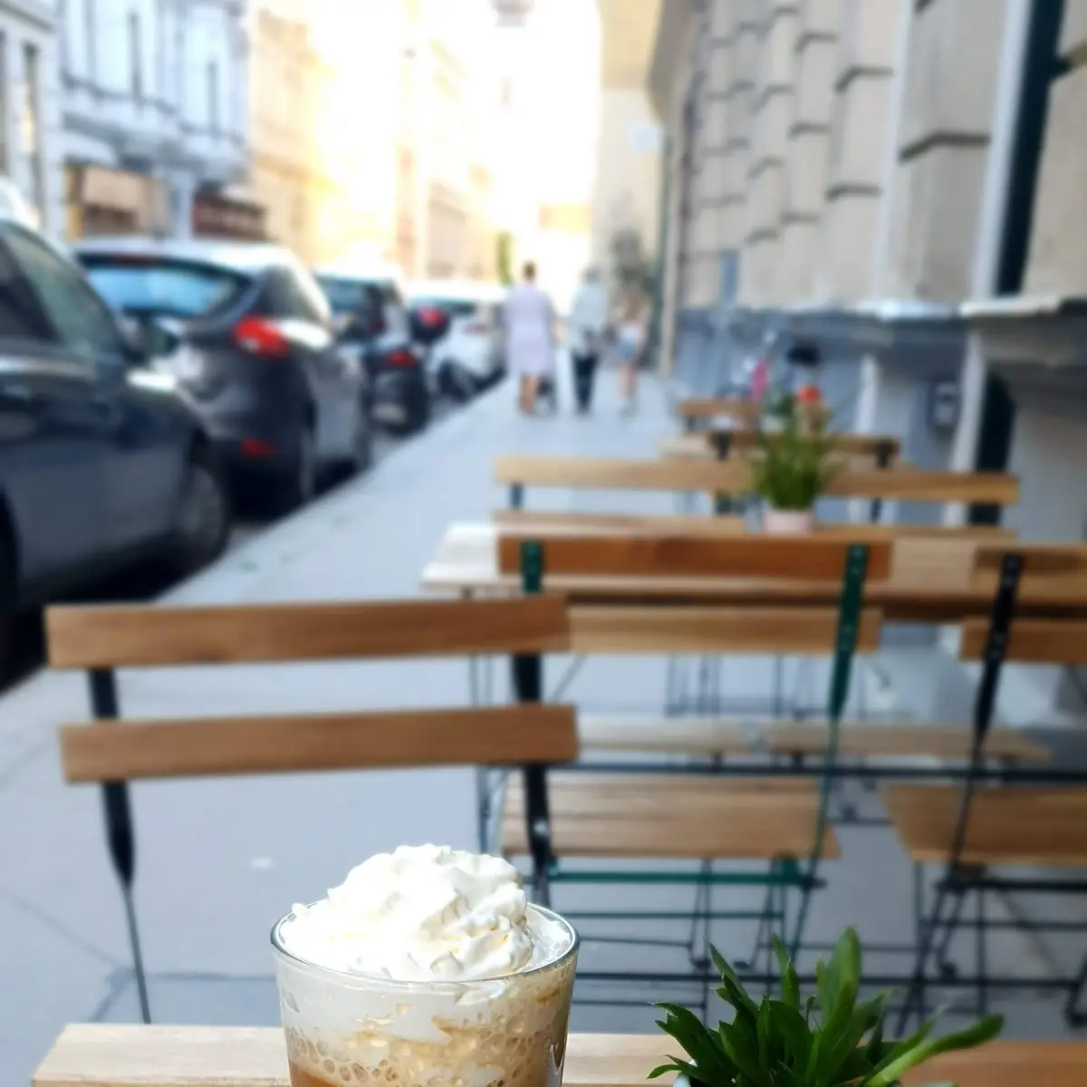 Eiskaffee Vanilleeis Und Schlagobers