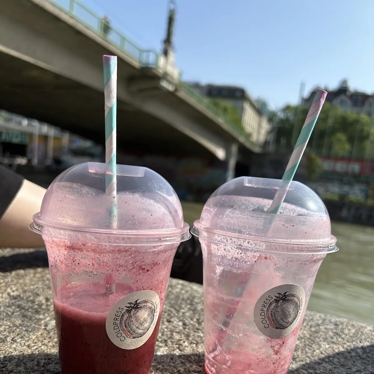Mixed Berry Iced Matcha