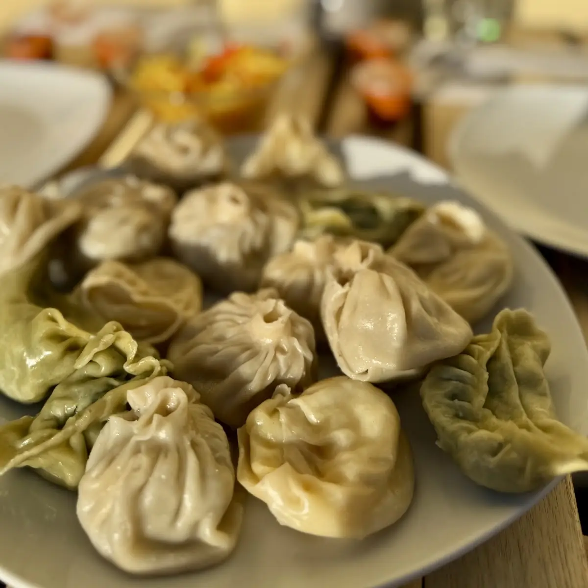 Momos Mit Hühnerfleisch Klein