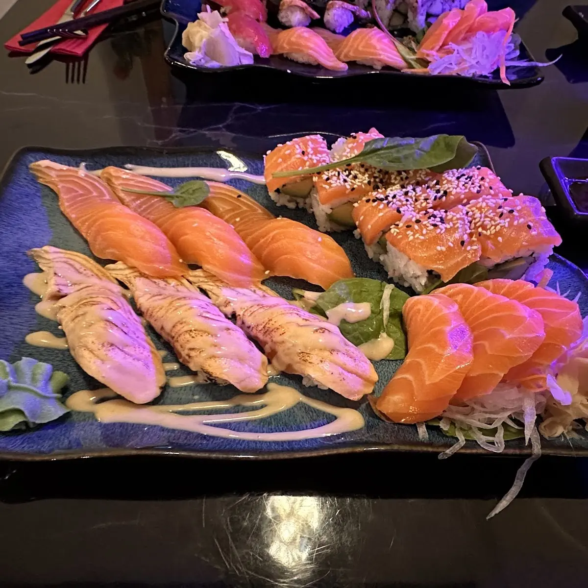 Lachs Sushi Teller