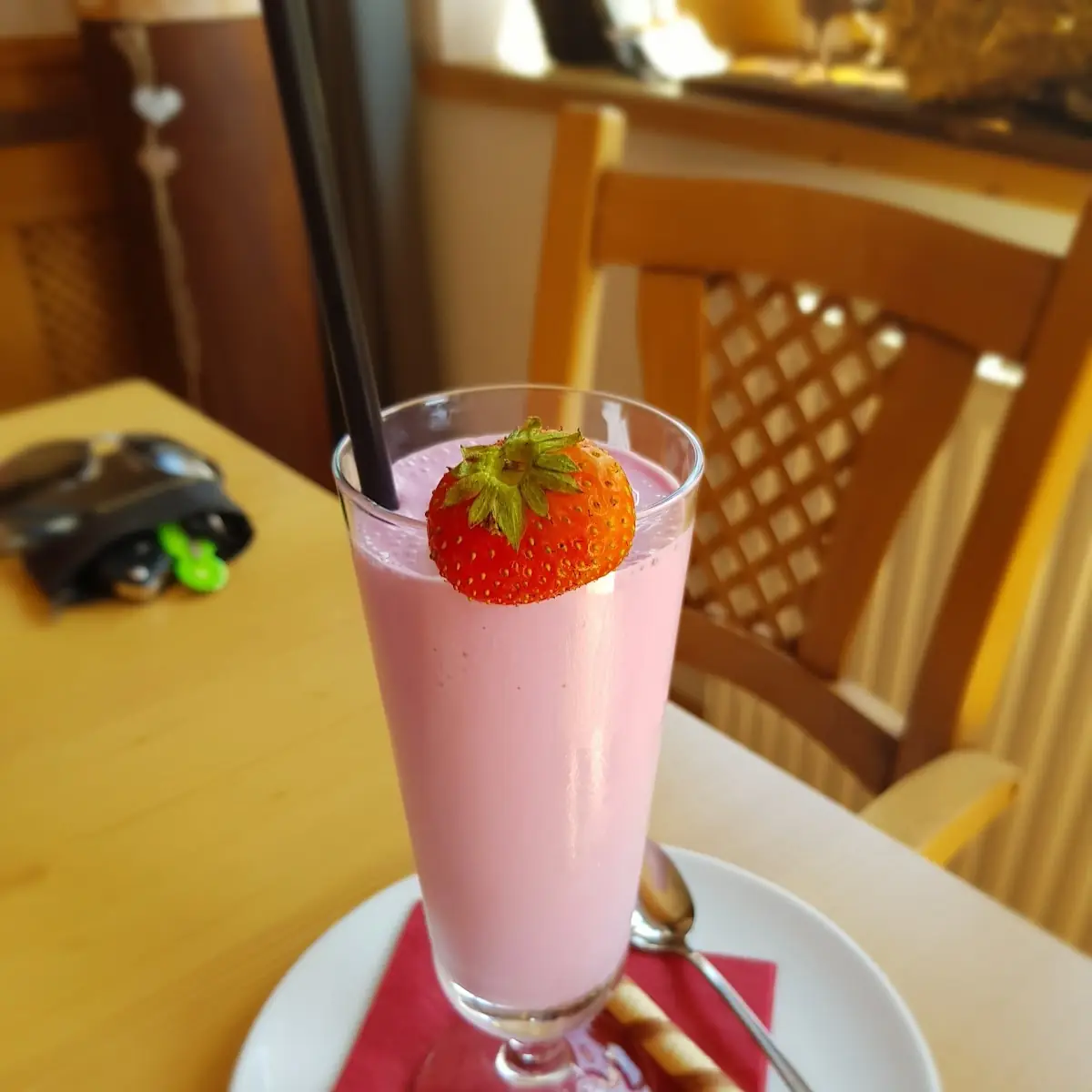 Eismilchshake Himbeere