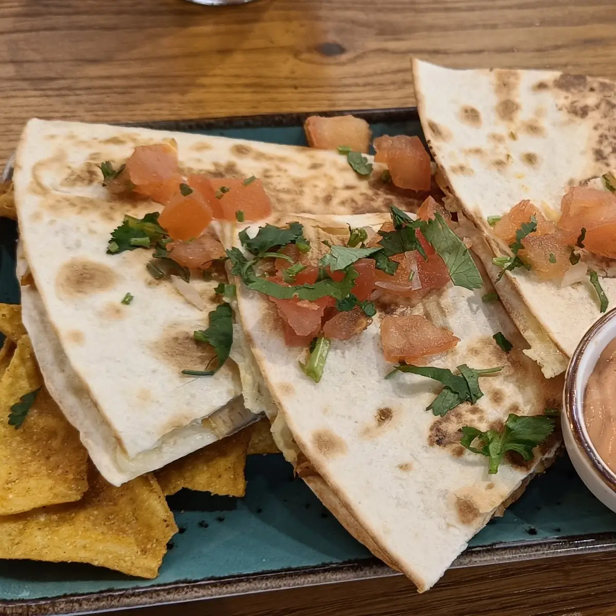 Sweet Potato Falafel Quesadilla Vegetarisch