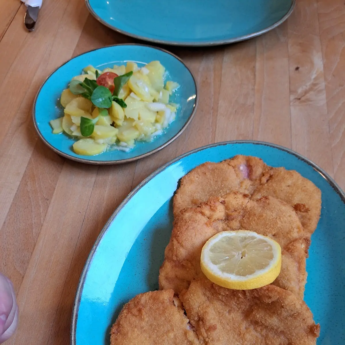 Schweineschnitzel Mit Erdäpfelsalat