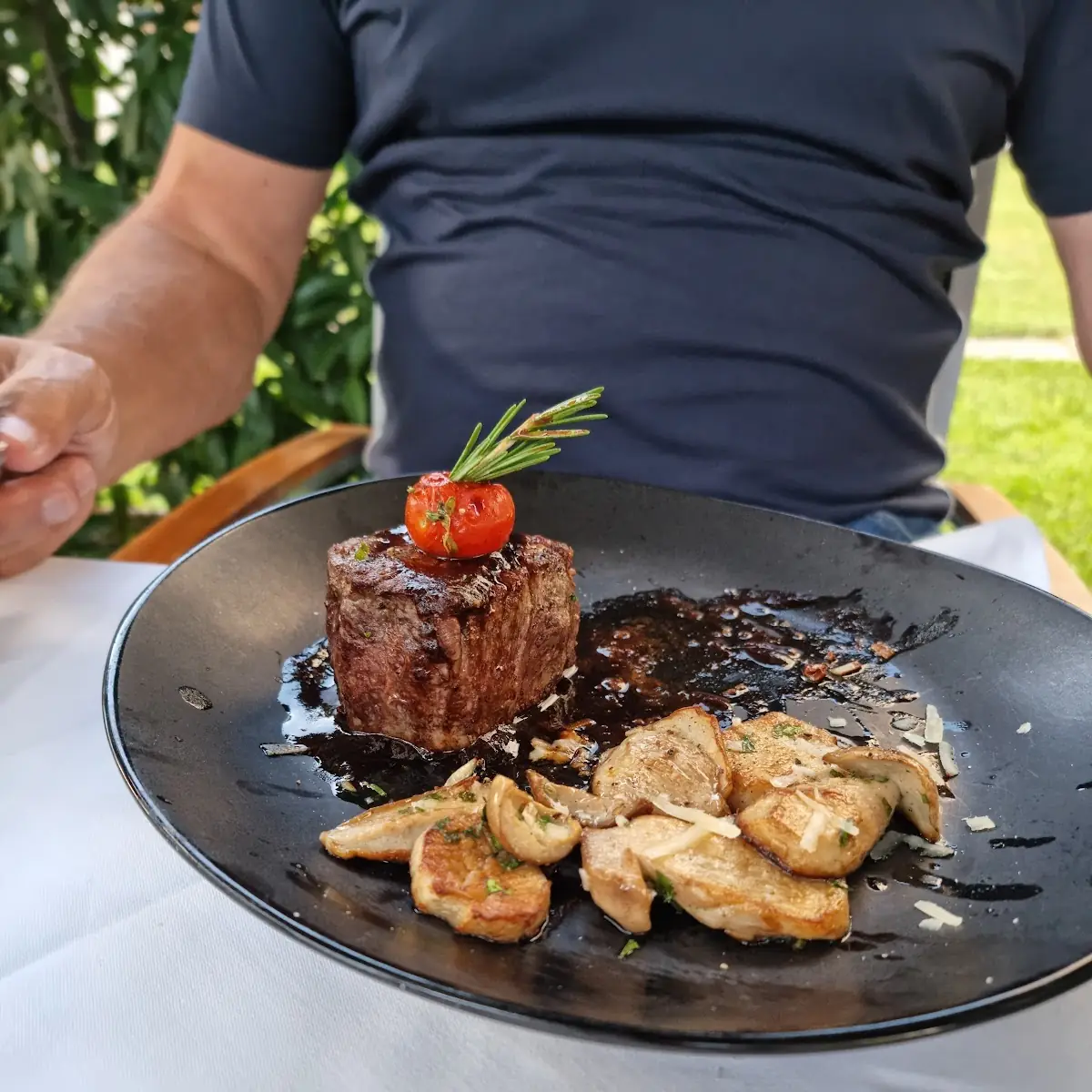 Steak Mit Steinpilzen