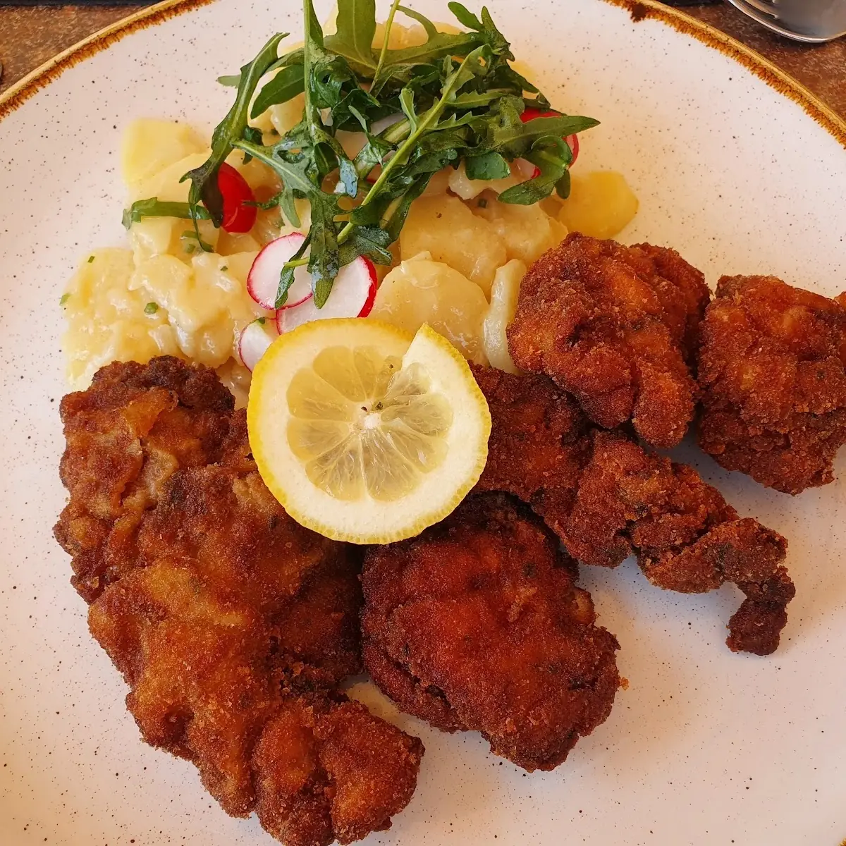 Gebackenes Kalbsbries