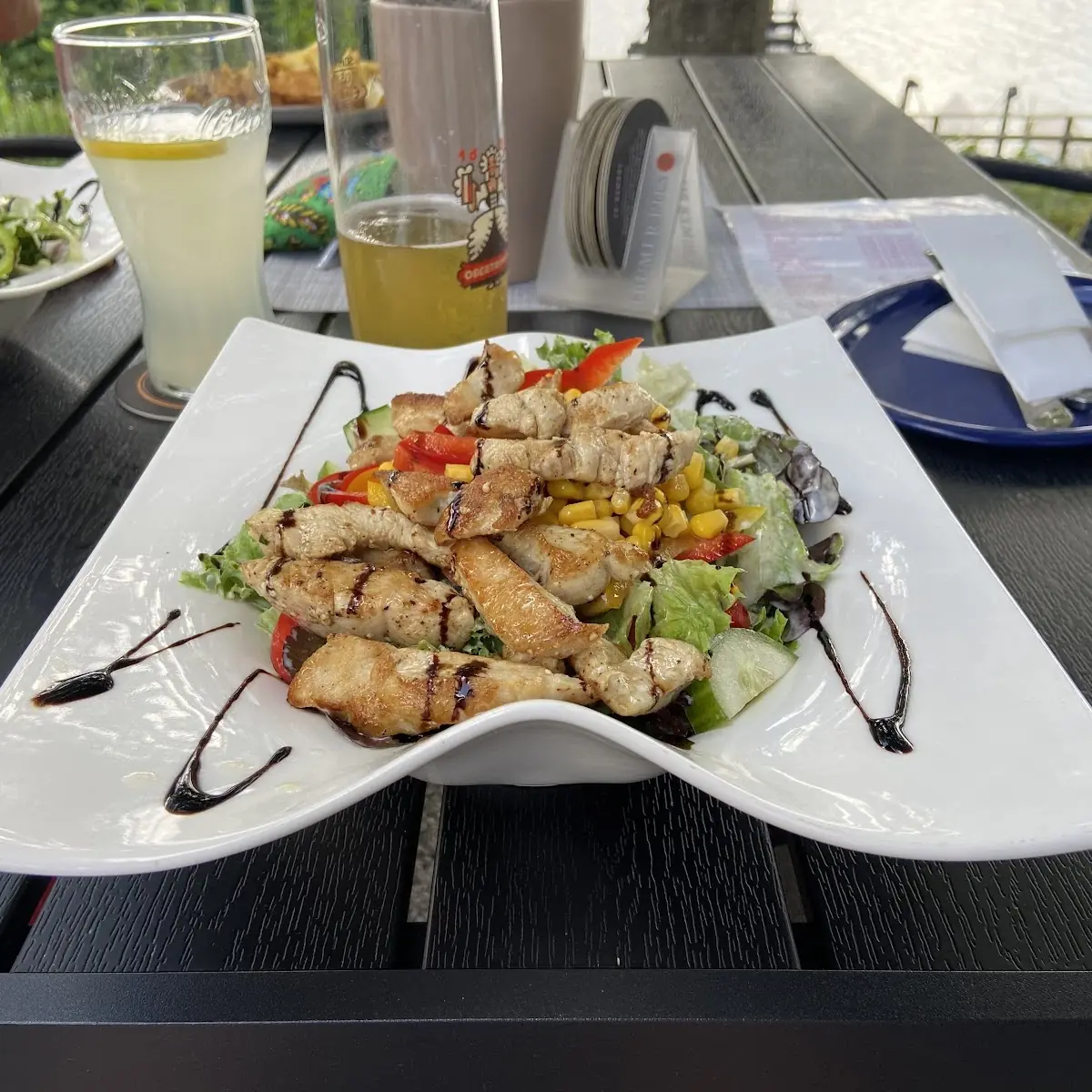 Salat Mit Hühnerfilet-spitzen